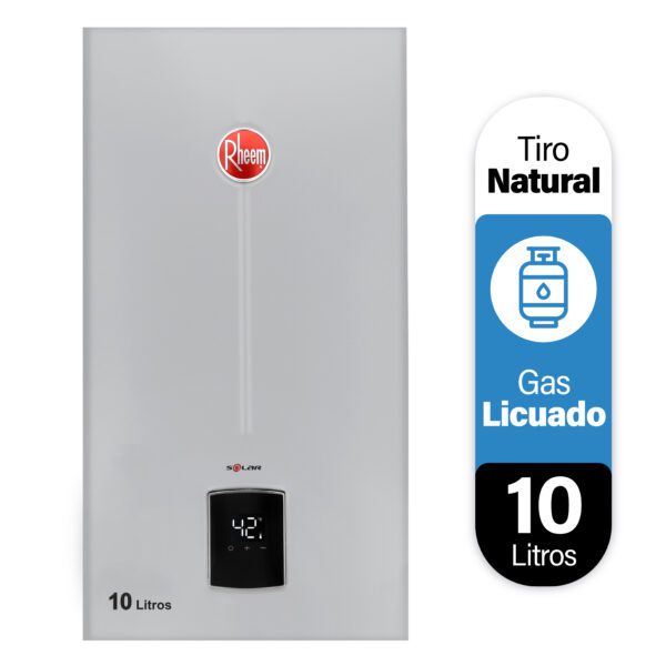 CALEFONT RHEEM TIRO NATURAL 10 LITROS - Imagen 2