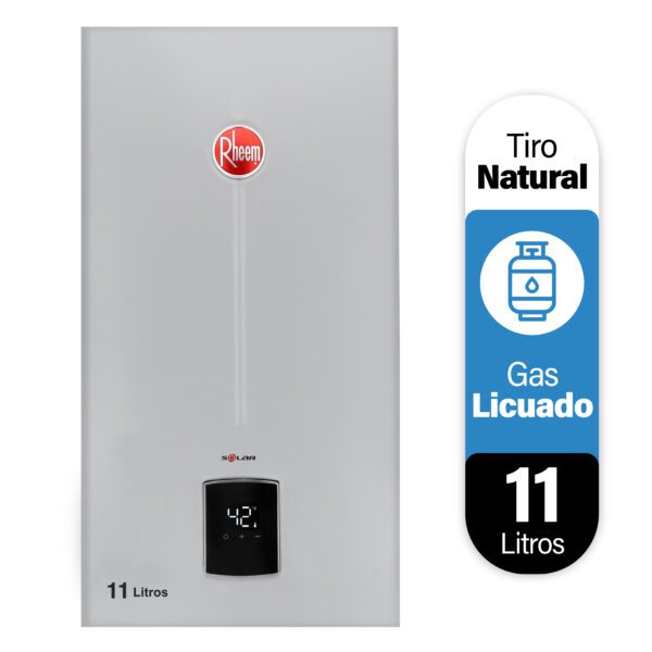 CALEFONT RHEEM TIRO NATURAL 11 LITROS - Imagen 2