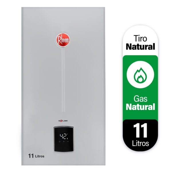CALEFONT RHEEM TIRO NATURAL 11 LITROS