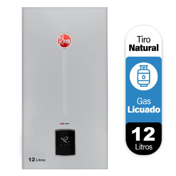 CALEFONT RHEEM TIRO NATURAL 12 LITROS - Imagen 2