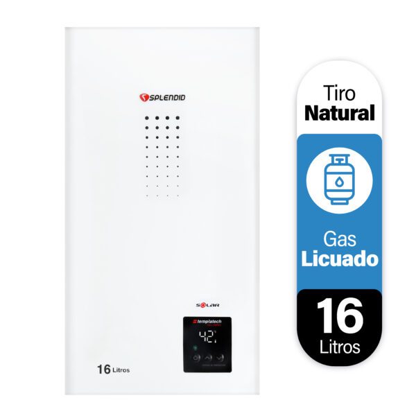 CALEFONT SPLENDID TIRO NATURAL 16 LITROS - Imagen 2