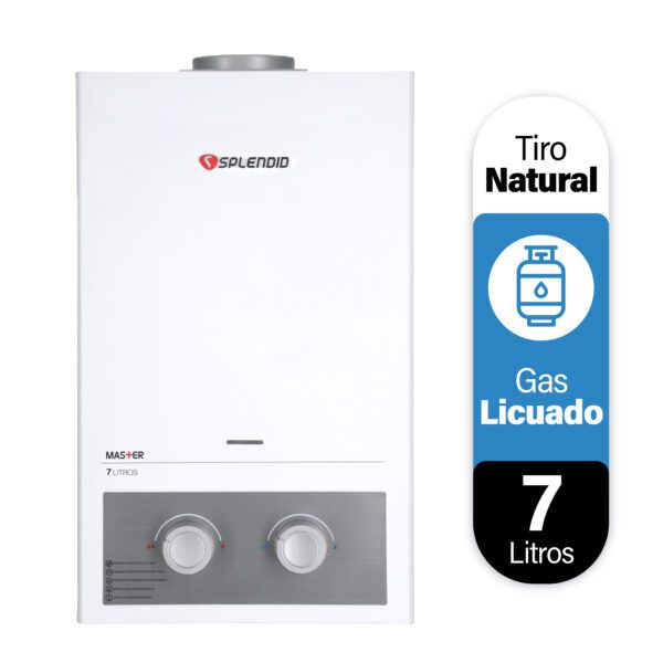 CALEFONT SPLENDID TIRO NATURAL 7 LITROS GAS LICUADO