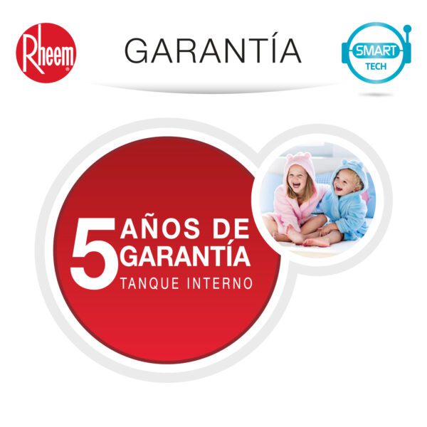 TERMO ELÉCTRICO RHEEM DE MURO 50 LITROS - Imagen 5